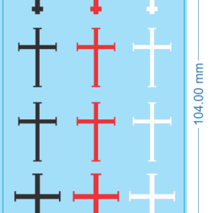 Medieval Crosses #1 - Water Decals - Waterslide, xxx - Other Decals