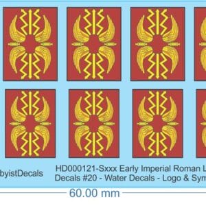 Early Imperial Roman Legionnaire Decals #20 - Water Decals - Logo & Symbol Decals